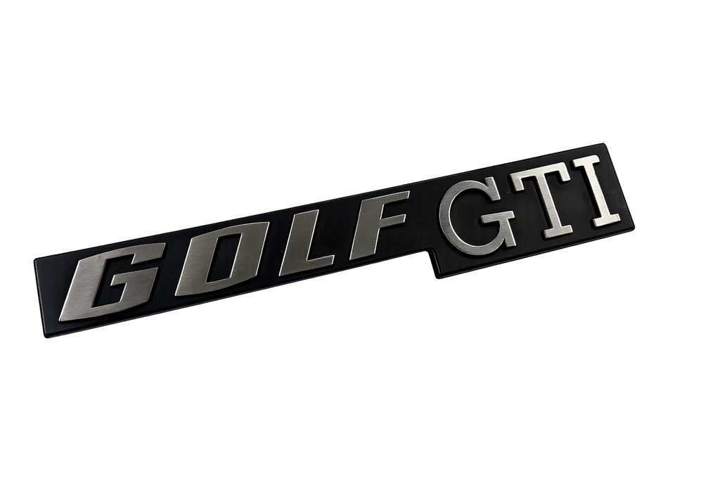 VW Mk1 Golf GTi Merking | Genuine Volkswagen Mk1 Golf GTI rear tailgate logo.