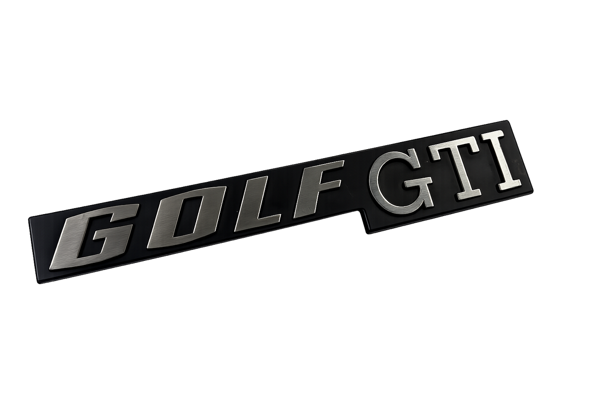 VW Mk1 Golf GTi Merking | Genuine Volkswagen Mk1 Golf GTI rear tailgate logo.