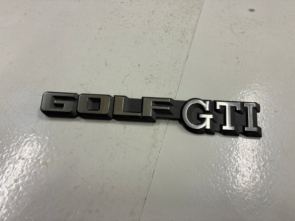 VW Mk2 Golf GTi Merking | Genuine Mk2 Golf GTI rear logo (TYPE-19 1984-1987!)