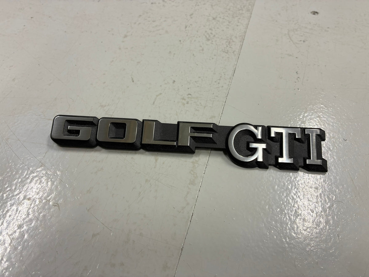 VW Mk2 Golf GTi Merking | Genuine Mk2 Golf GTI rear logo (TYPE-19 1984-1987!)